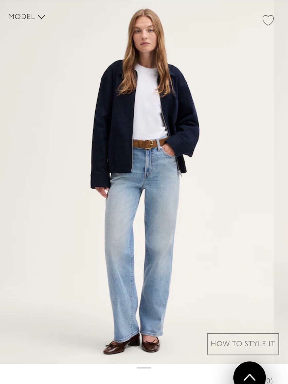 Madewell Perfect Vintage Wide Leg Jean 26P